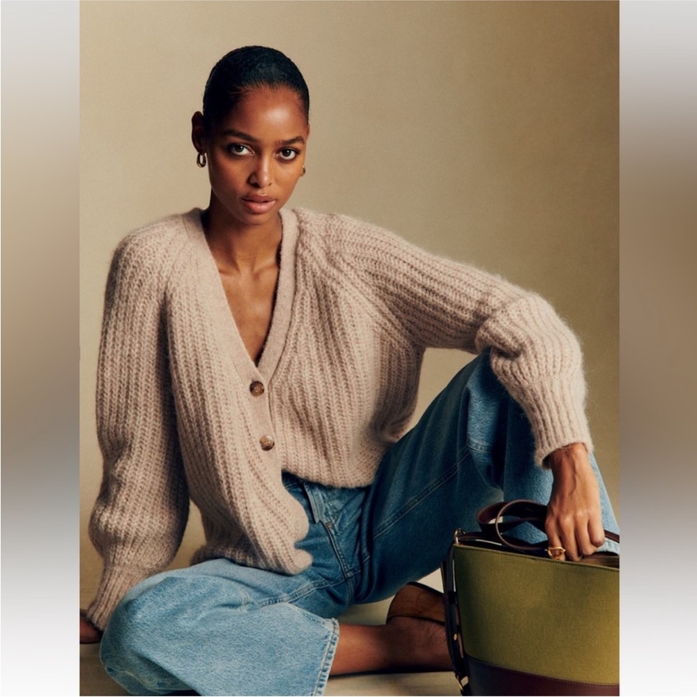 Sezane Basile Sweater in Light Beige Size XS NWOT